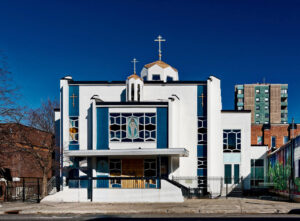 Alt: Front of the church